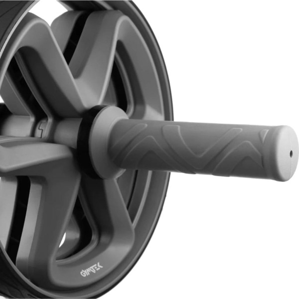 Ролик для пресу подвійний Gymtek чорний