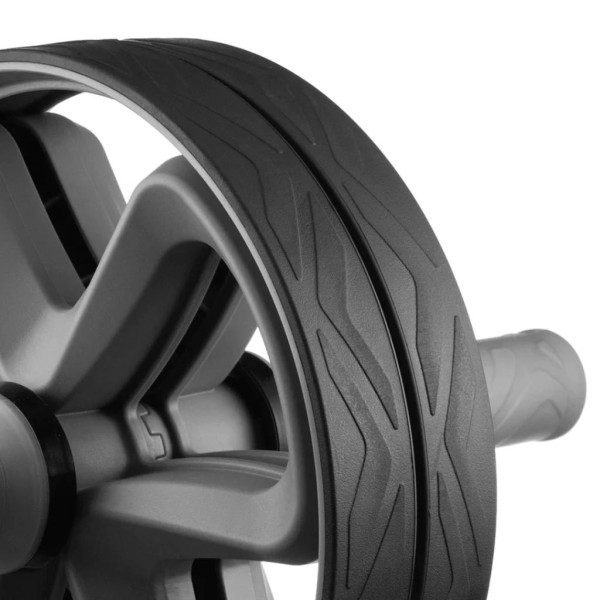 Ролик для пресу подвійний Gymtek чорний