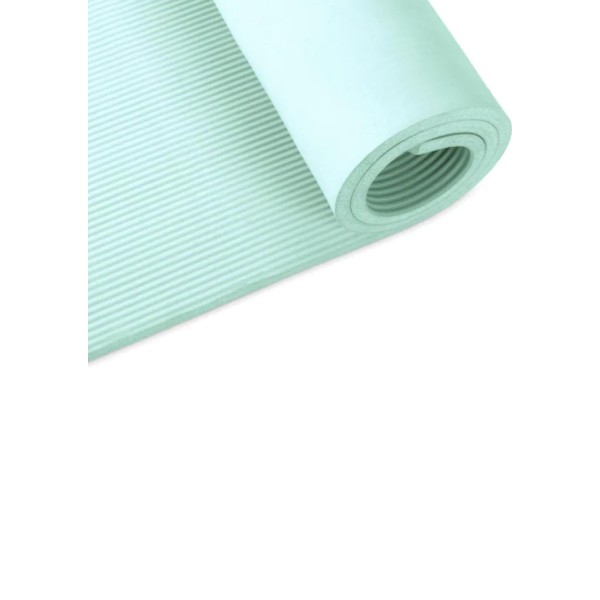 Килимок (мат) для фітнесу та йоги Queenfit NBR 1,5см бірюзовий