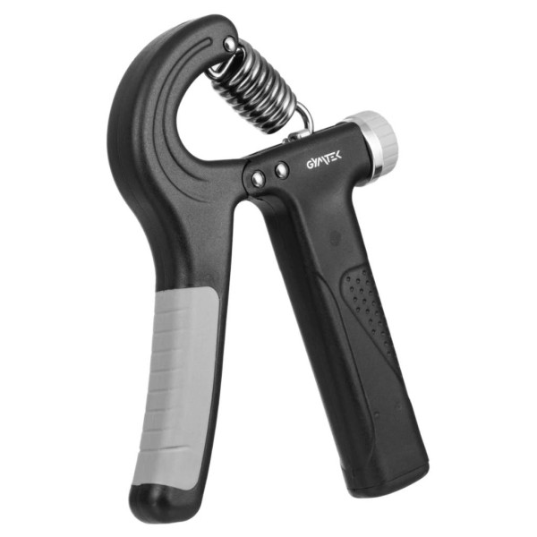 Еспандер регульований Gymtek 10-100кг з лічильником чорний