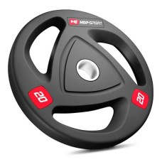 Диск олімпійський обгумований Hop-Sport 20 кг
