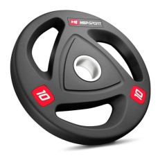 Диск олімпійський обгумований Hop-Sport 10 кг