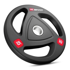 Диск олімпійський обгумований Hop-Sport 15кг