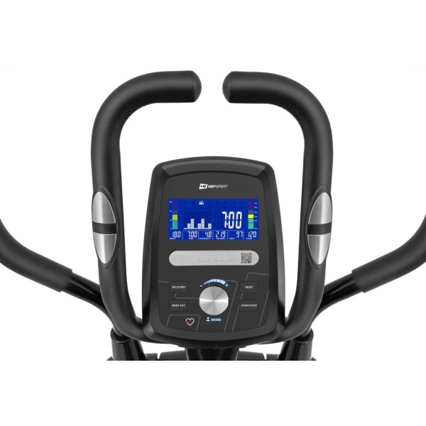 Орбітрек Hop-Sport HS-060C Blaze чорно-срібний iConsole+ мат (2020)