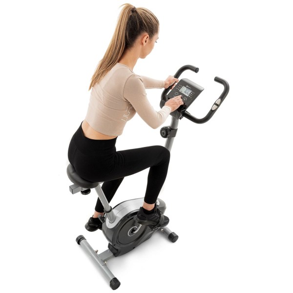 Велотренажер магнітний Hop-Sport HS-2050H Sonic сріблястий