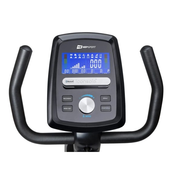 Горизонтальний велотренажер Hop-Sport HS-070L Helix синій iConsole+