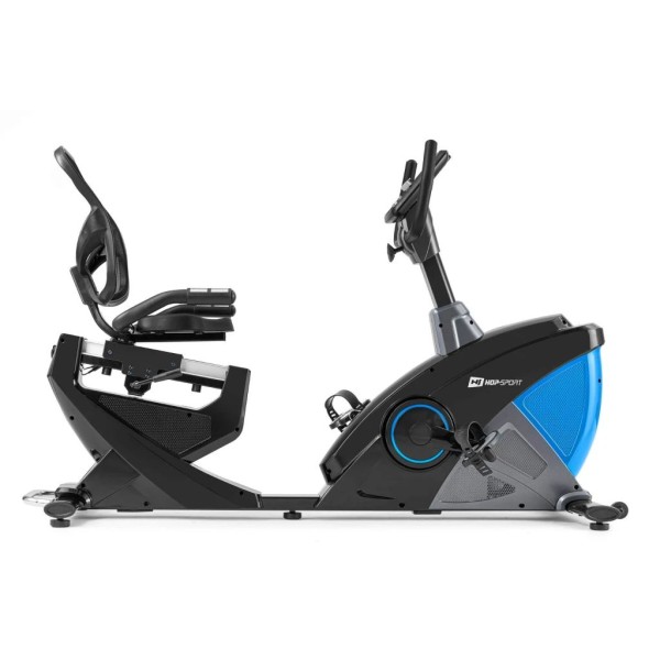 Горизонтальний велотренажер Hop-Sport HS-070L Helix синій iConsole+