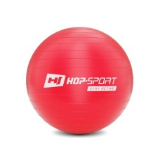 Фітбол Hop-Sport 45 см червоний + насос 2020