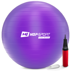 Фітбол Hop-Sport 85 см фіолетовий + насос 2020