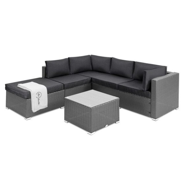 Набір садових меблів DiVolio Imperia - Сірий/Графітовий