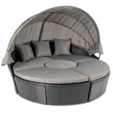 Садові меблі DiVolio MILANO чорно-сірі