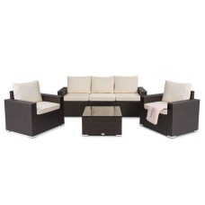 Комплект садових меблів DiVolio Prato Коричневий/Бежевий