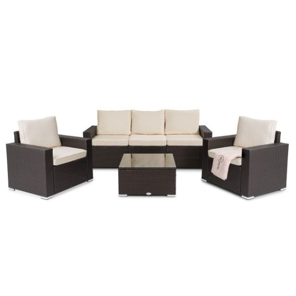 Комплект садових меблів DiVolio Prato Коричневий/Бежевий