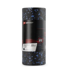 Роллер масажер гладкий заповнений Hop-Sport HS-P033SYG EPP 33 см чорно-синій