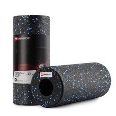 Роллер масажер гладкий Hop-Sport EPP 33 см HS-P033YG чорно-синій