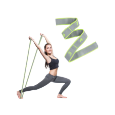 Резинка для фітнесу з петлями Gymtek 86,5 х 4 см зелена