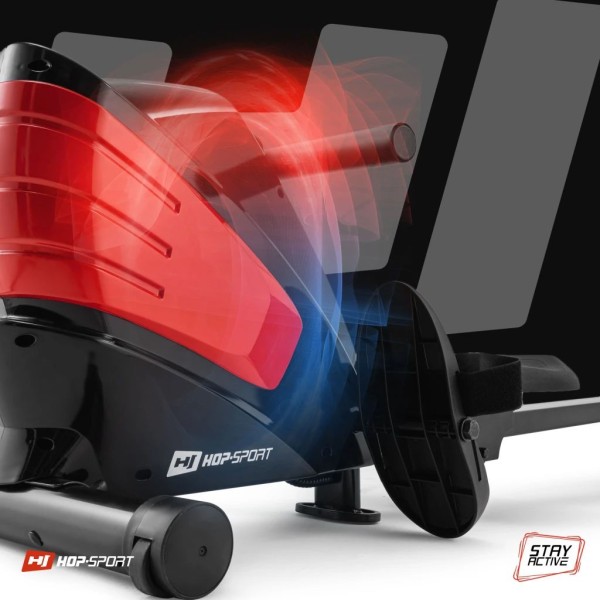 Гребний тренажер Hop-Sport HS-060R Cross червоний