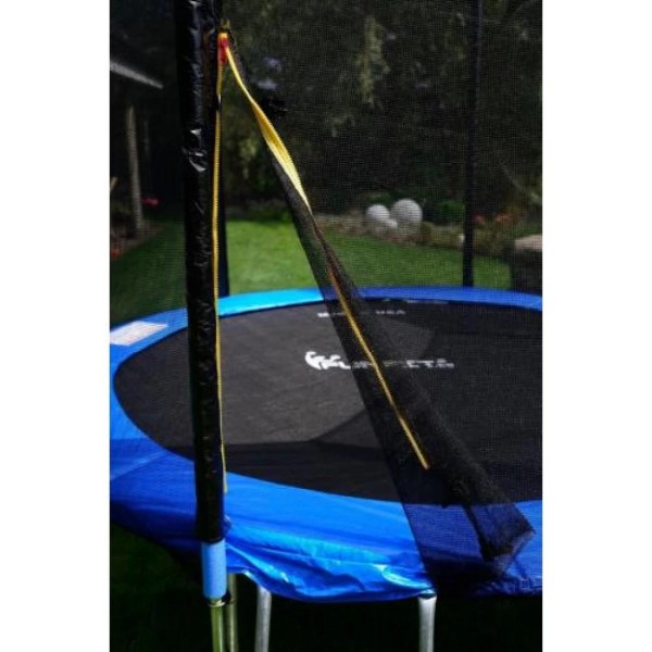 Батут Funfit 6ft (183cm) синій з зовнішньою сіткою