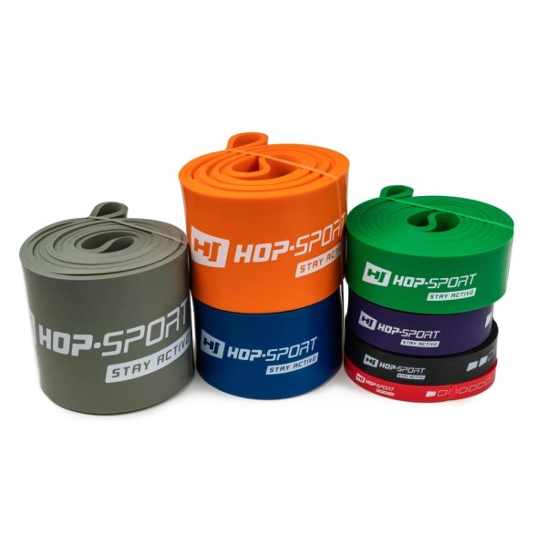 Резинка для фітнесу Hop-Sport 28-80 кг HS-L064RR синя