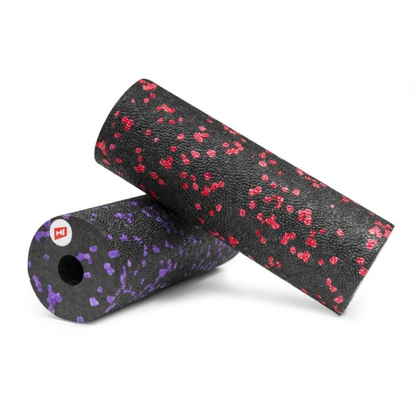 Міні масажний ролик (валик, роллер) Hop-Sport EPP 15 см HS-P015YG чорно-червоний