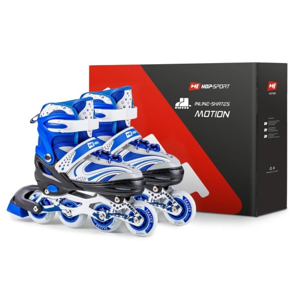 Роликові ковзани 3в1 Hop-Sport HS-8101 Speed S (розмір) синій