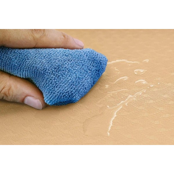 Фітнес-килимок з отворами Hop-Sport TPE 0,8 см HS-T008GM помаранчево-червоний