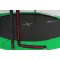 Батут Hop-Sport 10ft (305cm) чорно-зелений з внутрішньою сіткою (4 ноги)