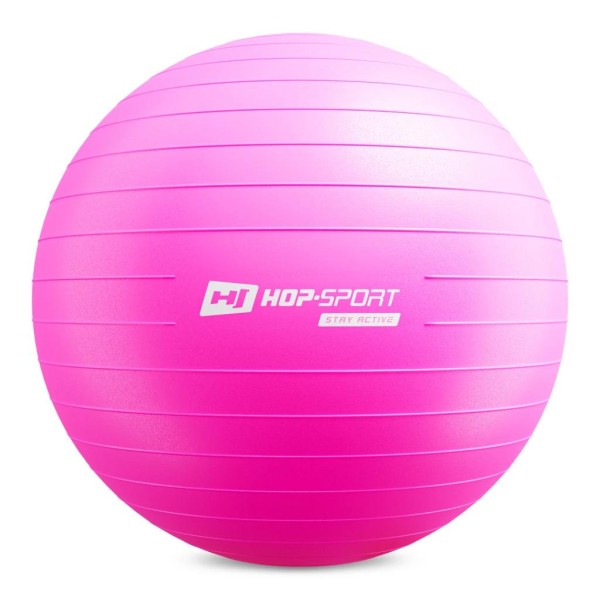 Фітбол Hop-Sport 75 см маджента + насос