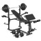 Набір Hop-Sport Premium 75кг з лавою TX-020, штангами та гантелями