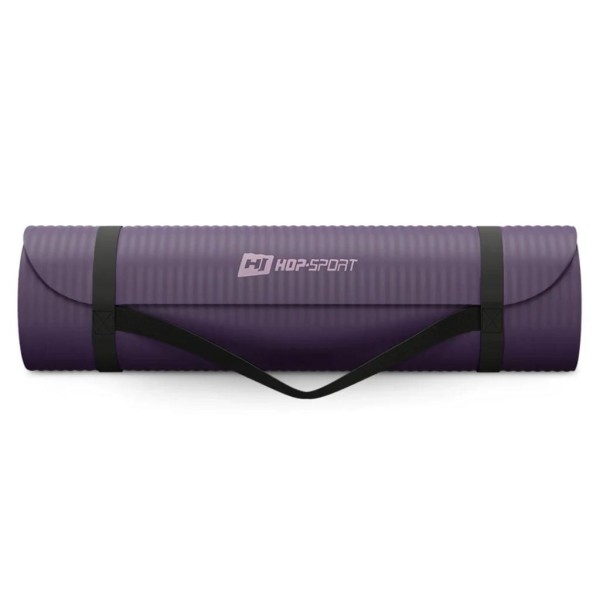 Коврик для йоги Hop-Sport HS-NB010GM NBR 1см баклажановий