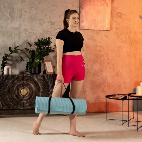 Коврик для йоги Hop-Sport HS-NB015GM NBR 1,5см бірюзовий