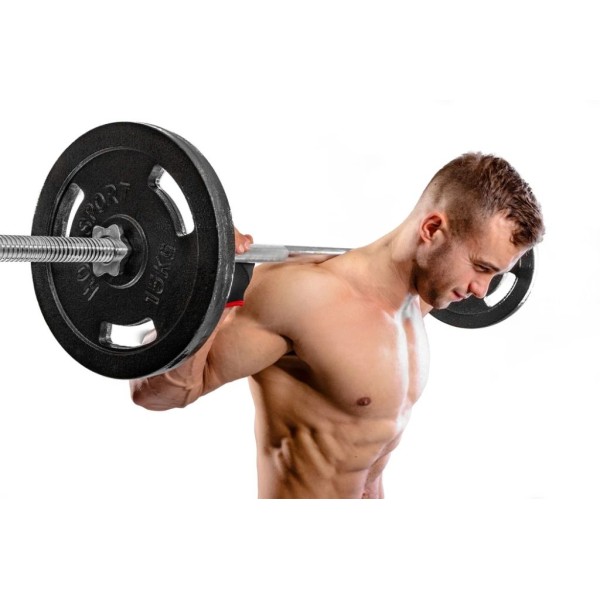 Набір STRONG 79 кг з прямим і гантельними грифами
