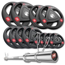 Набір олімпійський Hop-Sport Pro 150 кг з грифом 220см