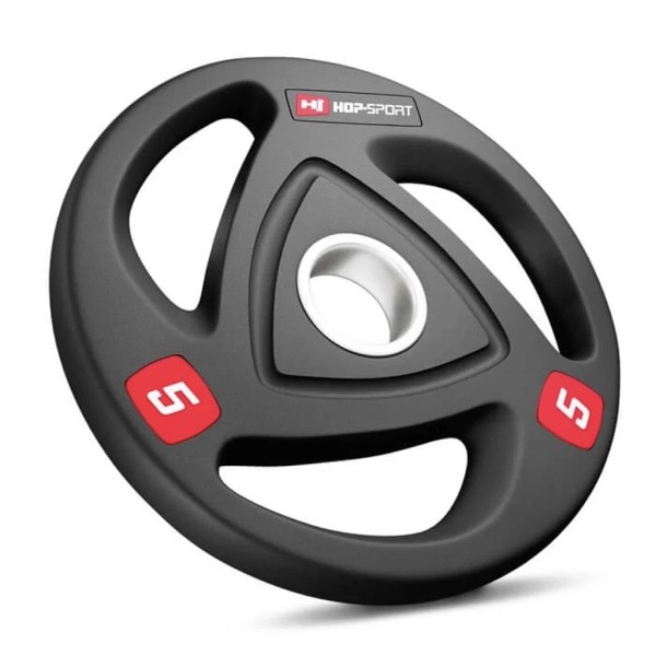 Набір олімпійський Hop-Sport PRO 90 кг з W-подібним грифом