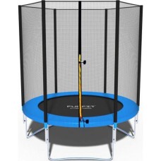 Батут Funfit 6ft (183см) синій з зовнішньою сіткою