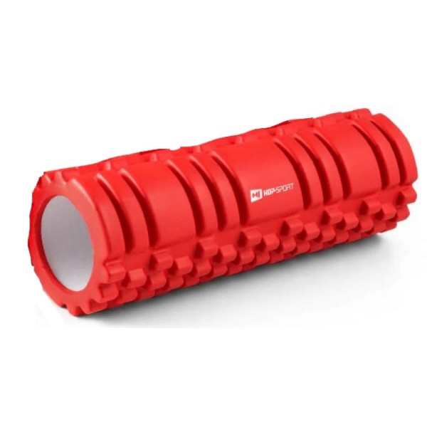 Роллер масажер (валик, ролик) Hop-Sport EVA 33 x 10см HS-A033YG червоний