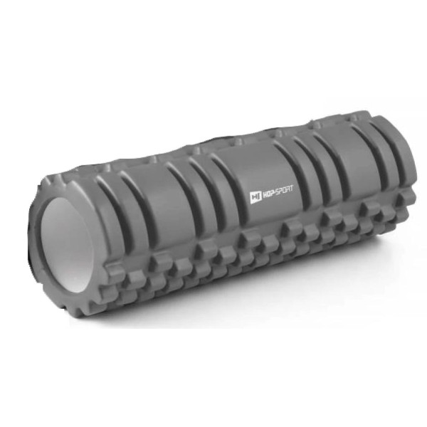 Роллер масажер (валик, ролик) Hop-Sport EVA 33 x 10см HS-A033YG сірий