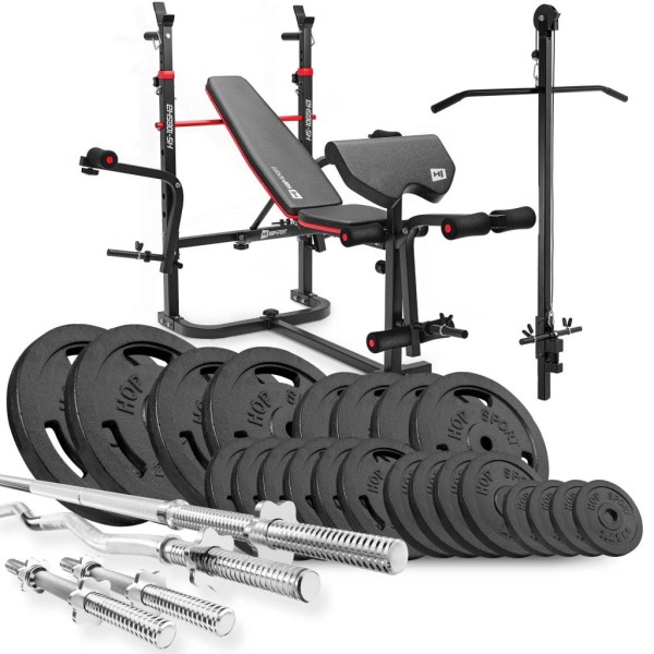 Набір STRONG 179 кг з лавкою HS-1065