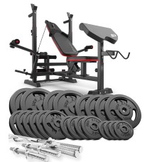 Набір STRONG 179кг з лавкою HS-1075