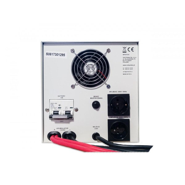 ДБЖ Volt Polska Sinus Pro 2200E 2200VA 12V 1600/2200W