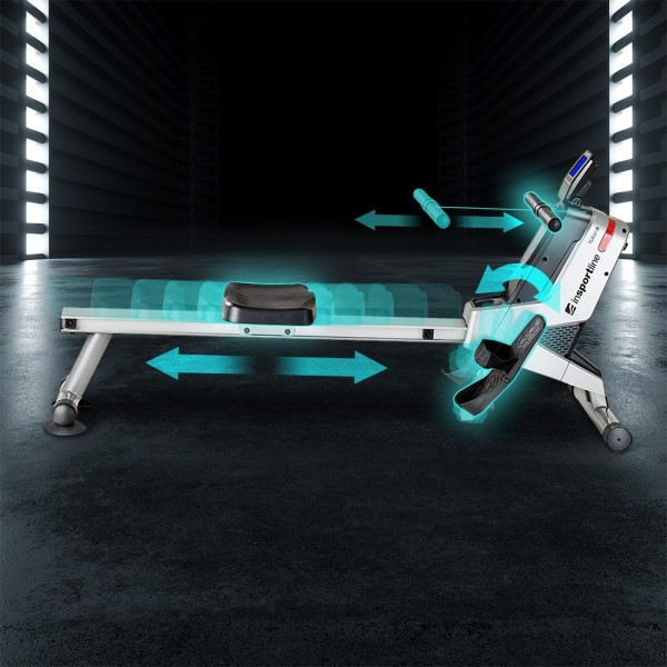 Магнітний гребний тренажер inSPORTline Yukona + нагрудний ремінь