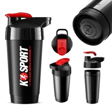 Спортивний шейкер 700 мл Circle technology K-Sport SHK002, чорний