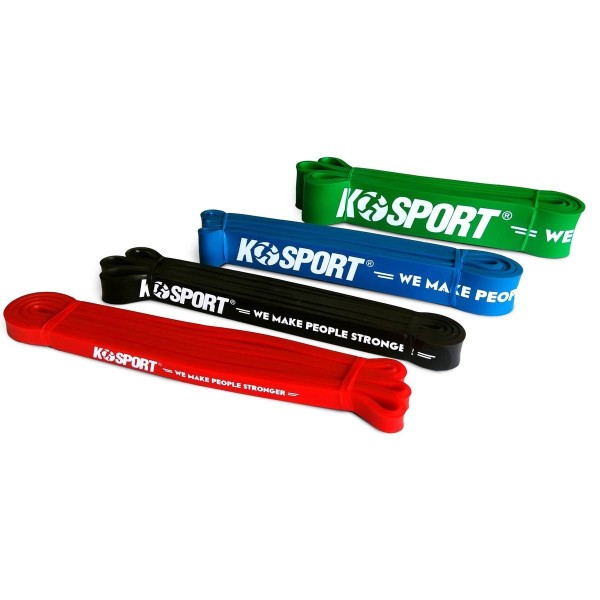 Підсилена силова гумова стрічка 16-39кг K-Sport Power Band 2 синя
