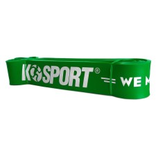 Підсилена силова гумова стрічка 23-57кг K-Sport Power Band 1 зелена