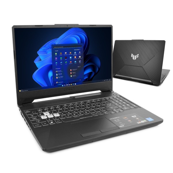 ASUS TUF Gaming F15 FX506HE-HN012W Core i5-11400H | 15,6’’-144 Гц | 16 ГБ | 512 ГБ | W11 | RTX3050Ti | чорний