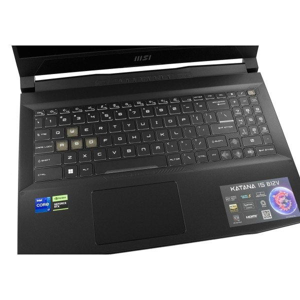 MSI Katana 15 B12VFK Core i7-12650H | 15,6’’-144 Гц | RTX 4060 | 32 ГБ | 2 ТБ | немає ОС