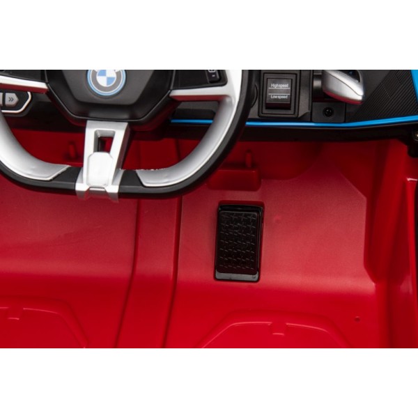 Машинка на акумуляторі Lean Cars BMW I4 червоний 4x4