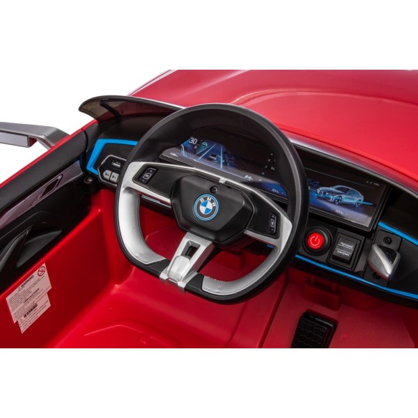 Машинка на акумуляторі Lean Cars BMW I4 червоний 4x4