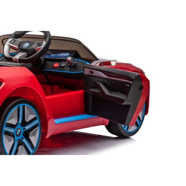 Машинка на акумуляторі Lean Cars BMW I4 червоний 4x4