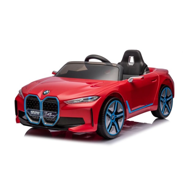 Машинка на акумуляторі Lean Cars BMW I4 червоний 4x4